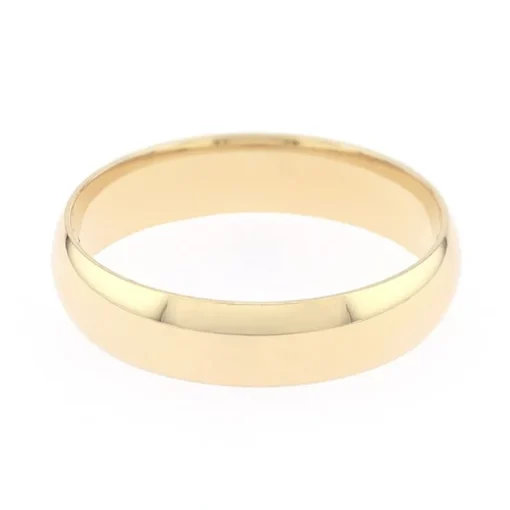 Bague Mixte Alliance EDORA OR 750/1000 Jaune Demi-Jonc Confort EDO3212350.750MILL