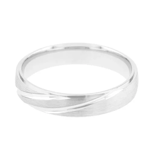 Bague Mixte Alliance EDORA OR 375/1000 Blanc EDO9Y173G40.375MIL