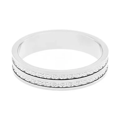 Bague Mixte Alliance EDORA OR 375/1000 Blanc EDO9Y200G45.375MIL