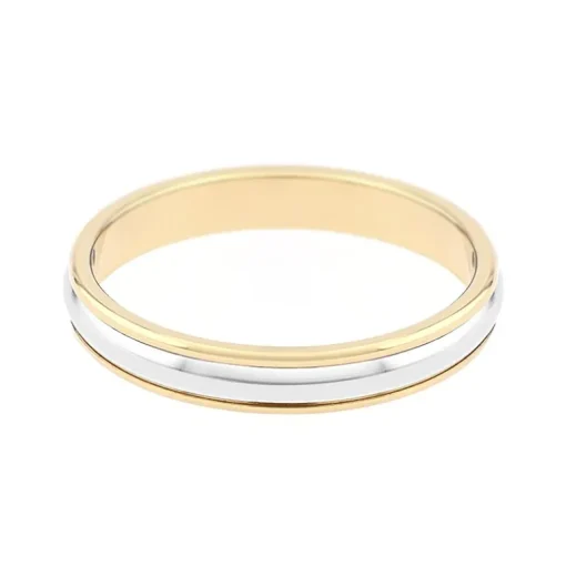 Bague Mixte Alliance EDORA OR 375/1000 Bicolore EDO9380330.375MILL