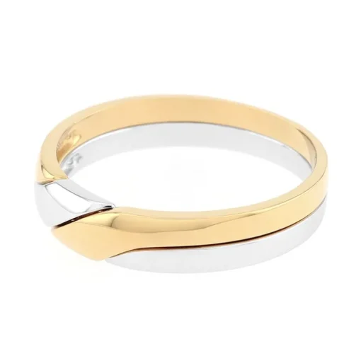 Bague Mixte Alliance EDORA OR 375/1000 Bicolore EDO9351006.375MILL