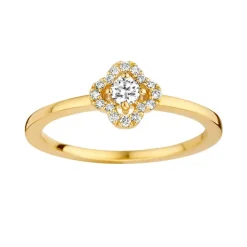 Bague Solitaire Femme One More Salina OR Jaune 750/1000 avec Diamant