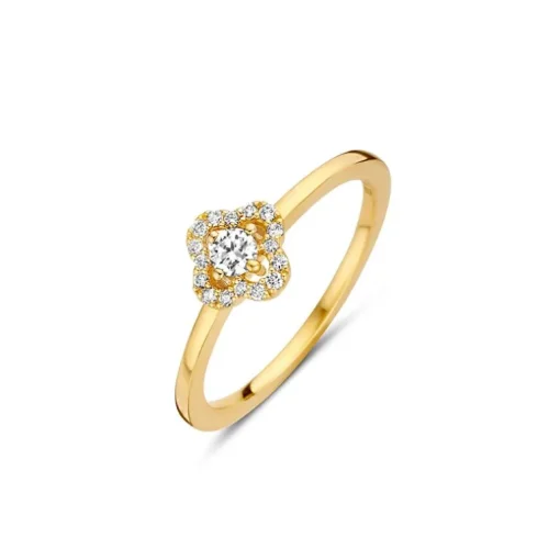 Bague Solitaire Femme One More Salina OR Jaune 750/1000 avec Diamant