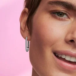 Boucle d’Oreille Femme Pandora ME Unique Link Pavé Étendu 292796C01