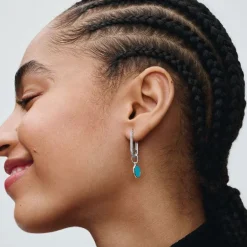 Boucle d’Oreille Femme Pandora ME Unique Link Pavé Étendu 292796C01