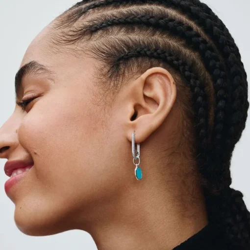 Boucle d’Oreille Femme Pandora ME Unique Link Pavé Étendu 292796C01