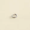 Boucle d'Oreille Femme Piercing Créole Dentado AGATHA Argent 925/1000 et Oxydes 02320754-050-TU