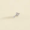 Boucle d'Oreille Femme Piercing Puce Minpunta AGATHA Argent 925/1000 et Oxydes 02320766-136-TU