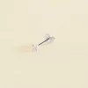Boucle d'Oreille Femme Piercing Puce Mini AGATHA Argent 925/1000 et Oxyde 02320992-136-TU