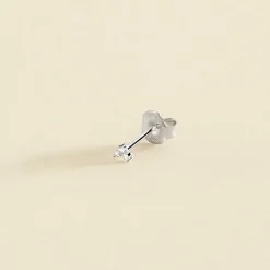 Boucle d'Oreille Femme Piercing Puce Minpunta AGATHA Argent 925/1000 et Oxydes 02320766-136-TU