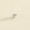 Boucle d'Oreille Femme Piercing Puce Lunita AGATHA Argent 925/1000 et Oxydes 02320760-136-TU