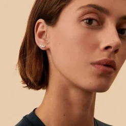 Boucle d'Oreille Femme Piercing Puce Trioflor AGATHA Argent 925/1000 et Oxydes 02320664-136-TU
