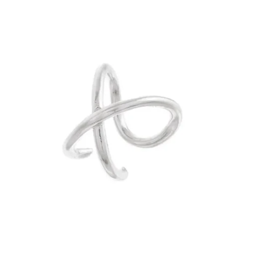 Boucle d'Oreille Unité Faux Piercing Femme AGATHA FILS CROISÉS Argent 925/1000