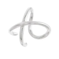 Boucle d'Oreille Unité Faux Piercing Femme AGATHA FILS CROISÉS Argent 925/1000
