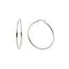 Boucles d'Oreille Créoles 50mm Femme EDORA COLLECTION ESSENTIAL Argent 925/1000
