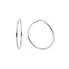 Boucles d'Oreille Créoles 60mm Femme EDORA COLLECTION ESSENTIAL Argent 925/1000