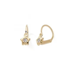 Boucles d'Oreilles Brisures Enfant EDORA COLLECTION ESSENTIAL ÉTOILE Or 375/1000
