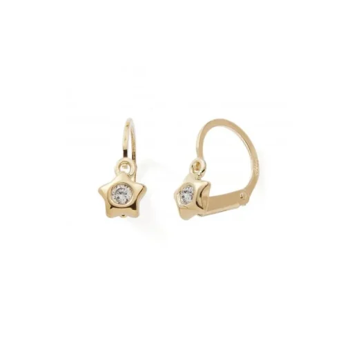 Boucles d'Oreilles Brisures Enfant EDORA COLLECTION ESSENTIAL ÉTOILE Or 375/1000