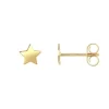 Boucles d'Oreilles Enfant Puces Etoiles OR 375/1000 Jaune
