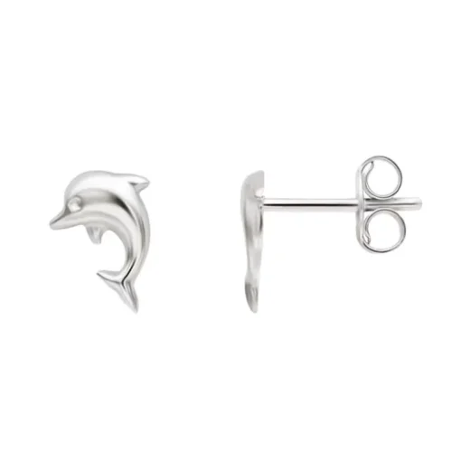 Boucles d'Oreilles Enfant Puces EDORA ARGENT 925/1000 Dauphin EDO335227