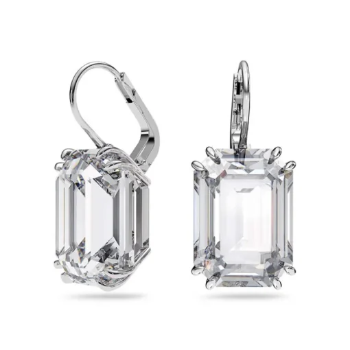 Boucles d'Oreilles Femme Pendantes Swarovski Millenia Argenté et Cristaux 5636569