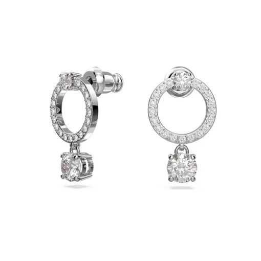 Boucles d'Oreilles Femme Pendantes Swarovski Constella Argenté et Cristaux 5563278