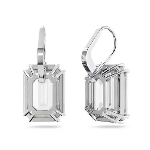 Boucles d'Oreilles Femme Pendantes Swarovski Millenia Argenté et Cristaux 5636569