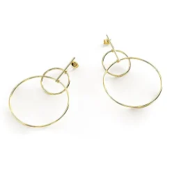 Boucles d'Oreilles Femme AGATHA CASSINI Argent 925/1000 Doré