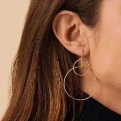 Boucles d'Oreilles Femme AGATHA CASSINI Argent 925/1000 Doré