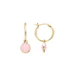Boucles d'Oreilles Femme Créoles GO MADEMOISELLE Plaqué Or 606551