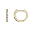 Boucles d'Oreilles Femme Créoles Muli couleurs EDORA PLAQUE OR et Oxydes EDO66400071