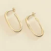 Boucles d'Oreilles Femme Créoles AGATHA Chain Doré 02350944-157-TU