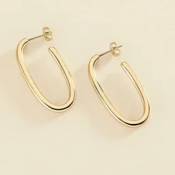Boucles d'Oreilles Femme Créoles AGATHA Chain Doré 02350944-157-TU