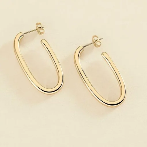 Boucles d'Oreilles Femme Créoles AGATHA Chain Doré 02350944-157-TU