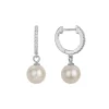 Boucles d'Oreilles Femme Créoles EDORA ARGENT 925/1000 et Perles d'eau douce 70400580