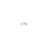 Boucles d'Oreilles Femme CERCLES SCINTILLANTS Doré Rose 14 Carats