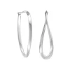 Boucles d'oreilles Femme Créoles PHEBUS acier argenté