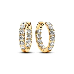 Boucles d'Oreilles Femme Créoles Pandora Timeless Éternité Rang Scintillant 263002C01