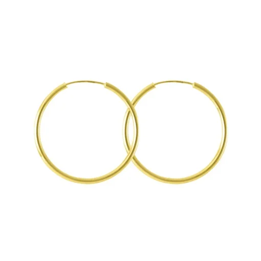 Boucles d'Oreilles Femme Créoles OR 375/1000 Jaune