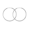 Boucles d'Oreilles Femme Créoles OR 375/1000 Blanc