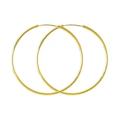 Boucles d'Oreilles Femme Créoles OR 375/1000 Jaune