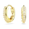 Boucles d'Oreilles Femme Créoles SWAROVSKI MATRIX Métal Doré et Cristaux 5697228
