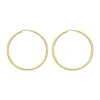 Boucles d'oreilles Femme Créoles OR 750/1000 Jaune