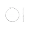 Boucles d'oreilles Femme Créoles Phebus Acier Argenté