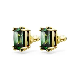 Boucles d'Oreilles Femme Clous SWAROVSKI MATRIX Plaqué Ton Or