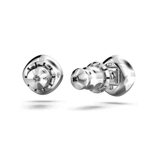 Boucles d'Oreilles Femme Clous SWAROVSKI ANGELIC CARRÉ Métal Rhodié Blanc