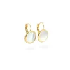 Boucles d'Oreilles Femme Dormeuses ZAG PEARLY NACRE Acier Doré