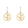 Boucles d'Oreilles Femme Dormeuses Tresse Les Georgettes Les Essentielles Doré