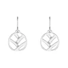 Boucles d'Oreilles Femme Dormeuses Tresse Les Georgettes Les Essentielles Argenté