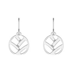 Boucles d'Oreilles Femme Dormeuses Tresse Les Georgettes Les Essentielles Argenté